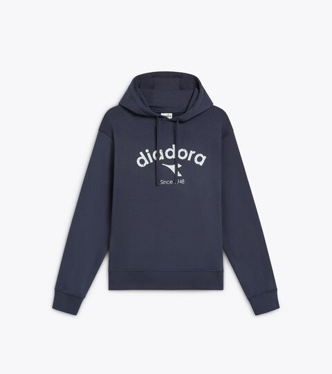 Hoodie - Gender Neutral HOODIE ATHL. LOGO BLUE DENIM - Diadora